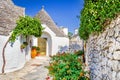 Alberobello, Puglia, Italy - Trulli houses in Apulia Royalty Free Stock Photo