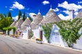 Alberobello, Puglia - Trullo house beautiful village, travel in Italy Royalty Free Stock Photo