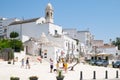 Alberobello Square with a few Tourists after Covid19.