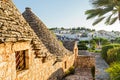 Alberobello, trulli at sunset, Puglia