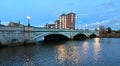 Albert Bridge, River Lagan. Belfast. Northern Ireland.