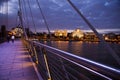 Albert Bridge at sunset