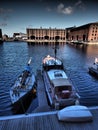 The Royal Albert Dock is a complex of port buildings and warehouses in Liverpool, England. Royalty Free Stock Photo