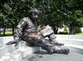 Albert Einstein bronze statue at the National Academy of Sciences Royalty Free Stock Photo