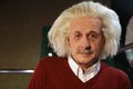 Albert Einstein in Madame Tussauds of Amstedam Royalty Free Stock Photo