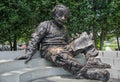 Albert Einstein Memorial - bronze statue by sculptor Robert Berks