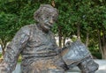 Albert Einstein Memorial - bronze statue by sculptor Robert Berks