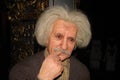 Albert Einstein at the MusÃÂ©e Grevin Royalty Free Stock Photo