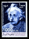 Albert Einstein Postage Stamp Royalty Free Stock Photo