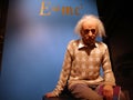 Albert Einstein wax statue