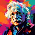 Albert Enstein Wpap style Generative AI