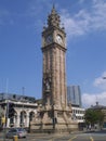 The Albert Memorial Clock tower in Belfast.