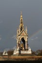 Albert Memorial Kensington Gardens London rainbow