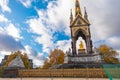 The Albert Memorial in Kensington Gardens -The Royal Park, London, UK