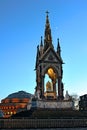 Albert Memorial, London, England, UK, at dusk Royalty Free Stock Photo