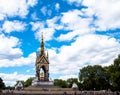 Albert Memorial in London situated in Kensington Gardens Royalty Free Stock Photo