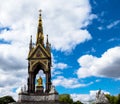 Albert Memorial in London situated in Kensington Gardens Royalty Free Stock Photo