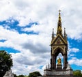 Albert Memorial in London situated in Kensington Gardens Royalty Free Stock Photo