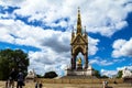 Albert Memorial in London situated in Kensington Gardens Royalty Free Stock Photo