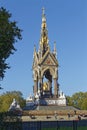 The Albert memorial in South Kensington Street Royalty Free Stock Photo