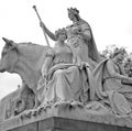 albert monument in london england kingdome and old construction Royalty Free Stock Photo
