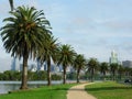Albert Park in Melbourne Royalty Free Stock Photo