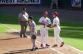 Albert Pujols and Dave McKay Royalty Free Stock Photo