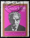 Albert Schweitzer in vintage stamp