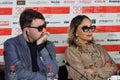 Albert Serra and Ornella Muti at Moscow International Film Festival