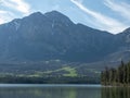 Canadien Rockies, Alberta Canada Landscape Royalty Free Stock Photo