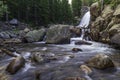 Alberta Falls, Rocky Mountain National Park Royalty Free Stock Photo