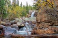 Alberta Falls Rocky Mountain National Park Royalty Free Stock Photo