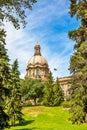 Alberta Legislature Building Edmonton Alberta Royalty Free Stock Photo