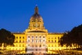 The Alberta Legislature building in Edmonton Royalty Free Stock Photo