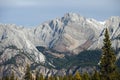 Alberta - Mist Mountains, Canadian Rockies Royalty Free Stock Photo