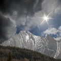 Alberta, Rocky Mountains Royalty Free Stock Photo