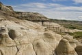 Alberta's bad lands Royalty Free Stock Photo