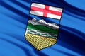 Alberta flag illustration