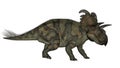 Albertaceratops dinosaur - 3D render Royalty Free Stock Photo