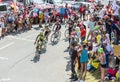 Alberto Contador on Col du Glandon - Tour de France 2015 Royalty Free Stock Photo