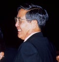 Alberto Fuyimori peru,president,historic ,historical 1990, he was democratically elected President of the Republic of Peru.