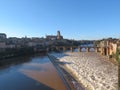 Albi river medieval city bridges beautiful ancient cathedral monuments