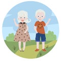 Albino kids. Albinism. Boy and girl