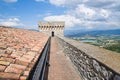 Albornoz fortress. Narni. Umbria. Italy. Royalty Free Stock Photo