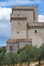 Albornoz fortress. Narni. Umbria. Italy.