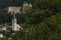 The Albornoz rocca and the cathedral of Spoleto