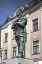 Albrecht von Wallenstein statue in Frydlant city