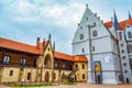 Albrechtsburg Castle square buildings Meissen Saxony Germany Royalty Free Stock Photo