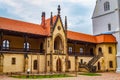 Albrechtsburg Castle square buildings Meissen Saxony Germany Royalty Free Stock Photo