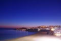 Albufeira at nightfall Royalty Free Stock Photo